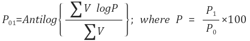 Weighted average relatives1